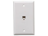1-Port Wall Plate With 6P6C Jack AllCables4U