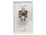 1-Port Wall Plate With 8P8C Jack AllCables4U