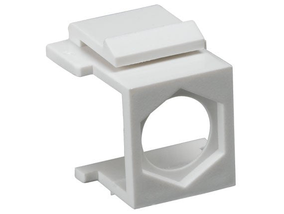 White Color Blank Insert For F-Type Connector AllCables4U