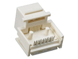 White Color RJ12 Tool-Less Keystone Jack AllCables4U