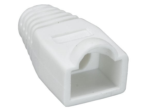 White Color Cat5/Cat5e Strain Relief Boot AllCables4U