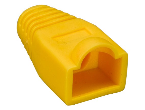 Yellow Color Cat5/Cat5e Strain Relief Boot AllCables4U